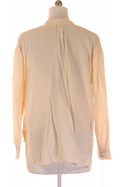 NOA NOA Dámská béžová košile dlouhý rukáv elegantní volná s náprsními kapsami Vel. 38 | NOA NOA | obrázek 3