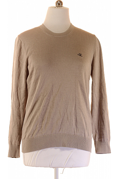 Pánský Pulovr Béžový Calvin Klein Vel. XL