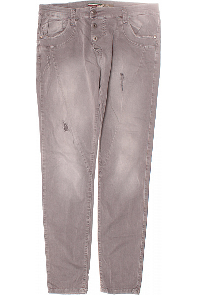 Roztrhané Dámské Džíny Šedé Please Vel. L