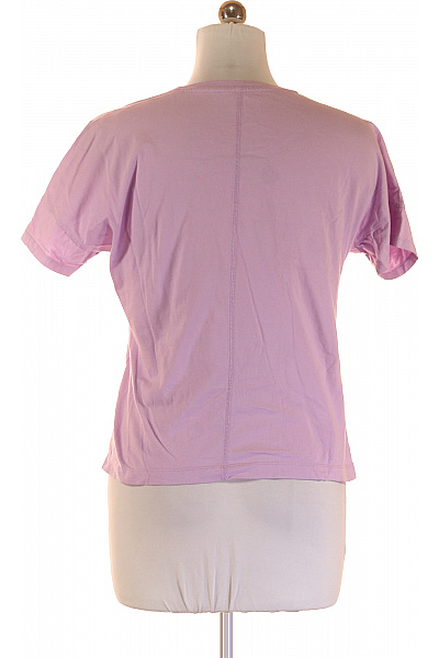 Dámské Tričko Fialové Second hand Vel. 38 | LECOMTE | obrázek 3