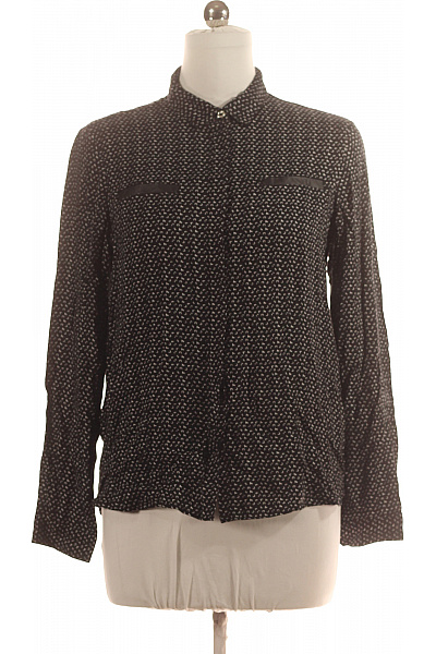 Vzorovaná Dámská Košile Černá S.OLIVER Second hand Vel. L | s.OLIVER | obrázek 2