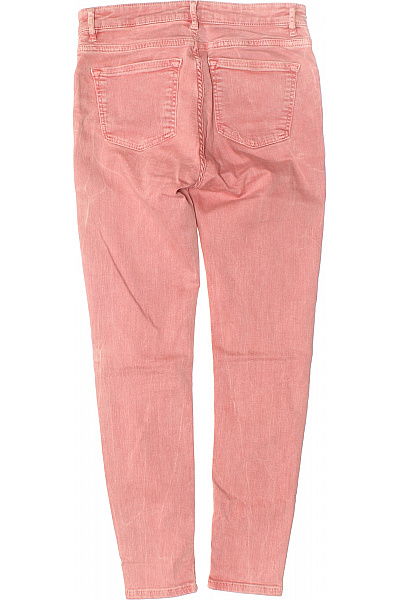 ZARA Dámské Džíny Růžové Vel. 38