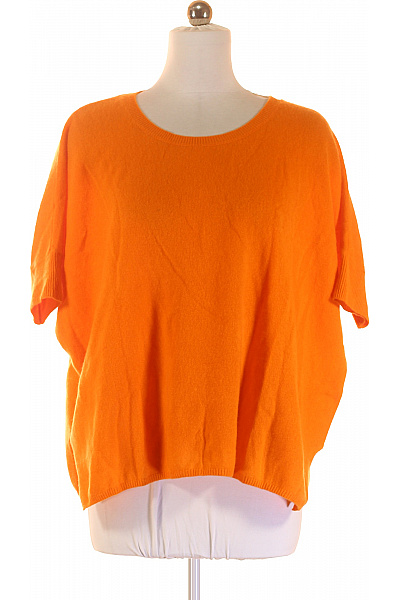 Dámský Svetr Kašmírový Oranžový ABSOLUT CASHMERE Vel. M