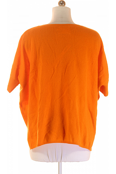 Dámský Svetr Kašmírový Oranžový ABSOLUT CASHMERE Vel. M