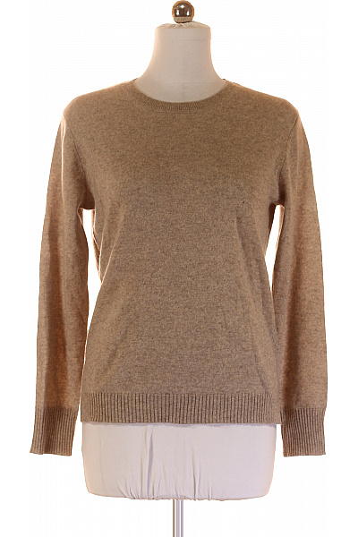 Dámský Pulovr Kašmírový Béžový Vel. 42