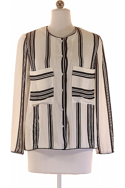 Vzorovaná Dámská Košile Černobílá MANGO Second hand Vel. XS+ | MANGO | obrázek 2