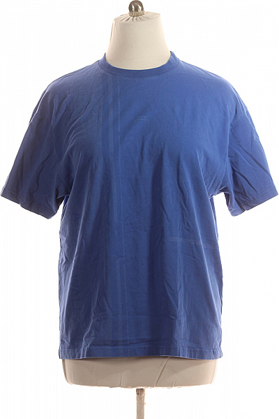 Jednoduché Pánské Tričko Modré Vel. S | Unimoda | obrázek 2