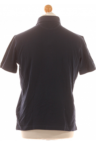 Pánské Tričko s Límečkem Modré La Martina Second hand Vel. L | La Martina | obrázek 3