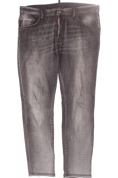 Pánské Rovné Džíny Šedé Dsquared2 Second Hand Vel. 52