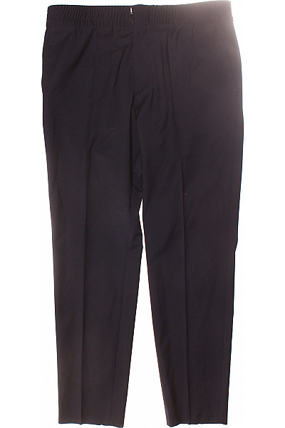 Pánské Kalhoty Vlněné Modré Hugo Boss Vel. 52