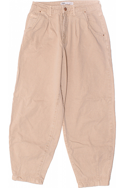Bootcut Dámské Džíny Béžové ZARA Vel. 36