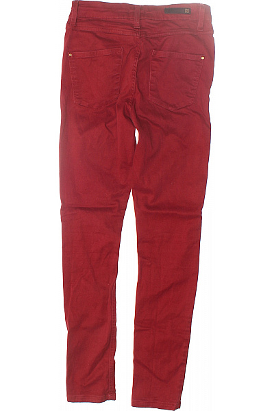 Boyfriend Dámské Džíny Červené River Island Second hand Vel. 36