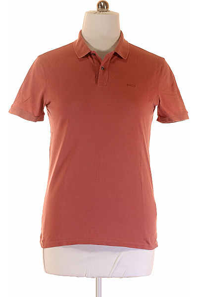 Hugo Boss Pánské Tričko s Límečkem Růžové Vel. M | Hugo Boss | obrázek 2