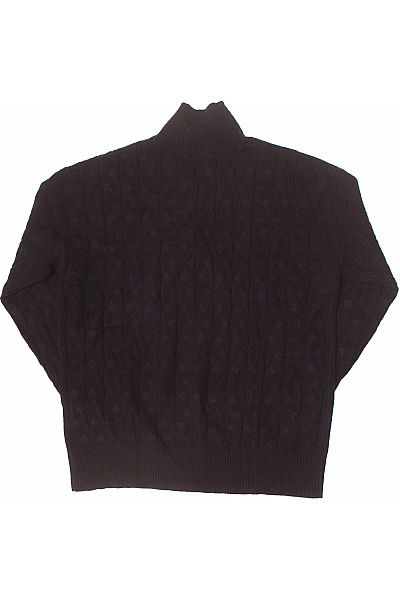 LAWRENCE GREY Dámský černý pletený rolák s copánkovým vzorem teplý Velikost L | LAWRENCE GREY | obrázek 2