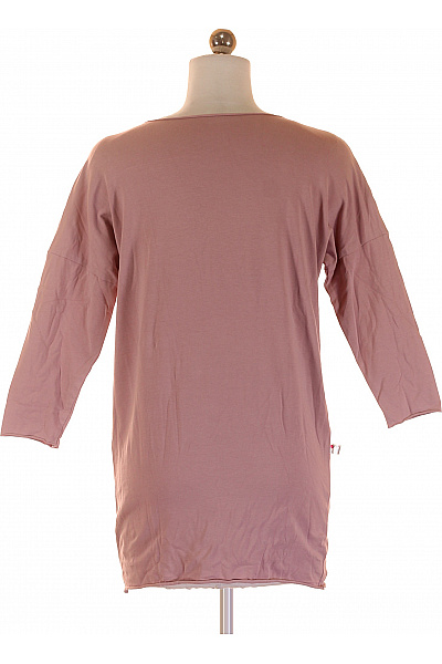 Jednoduché Dámské Tričko Růžové Vel. XS | Unimoda | obrázek 3