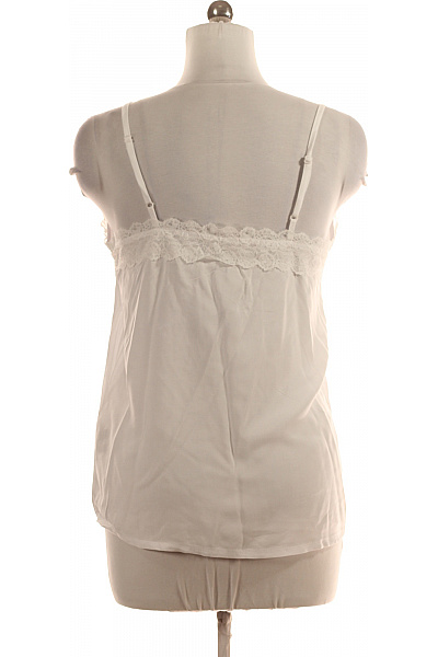 Dámské Tílko Bílé Second hand Vel. L | FRESH MADE | obrázek 3