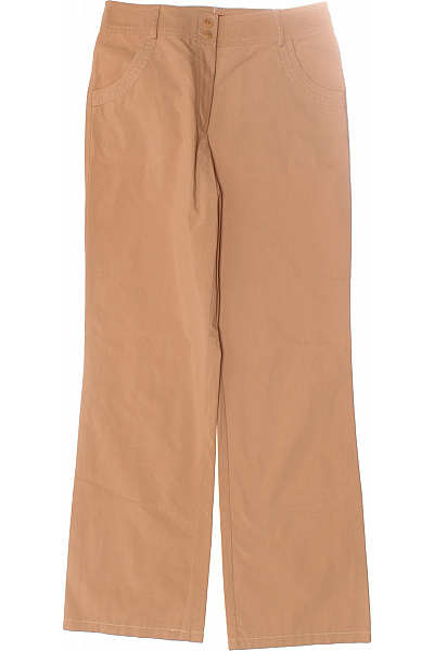 Dámské Kalhoty Rovné Hnědé TAIFUN