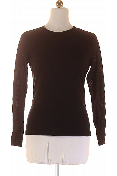 J.Lindeberg Jednoduché Dámské Tričko Vlněné Černé Vel. M