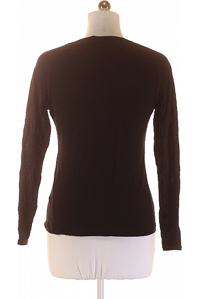 J.Lindeberg Jednoduché Dámské Tričko Vlněné Černé Vel. M