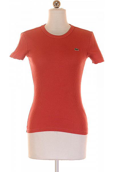 Dámské Tričko Růžové LACOSTE Vel. 34 | LACOSTE | obrázek 2