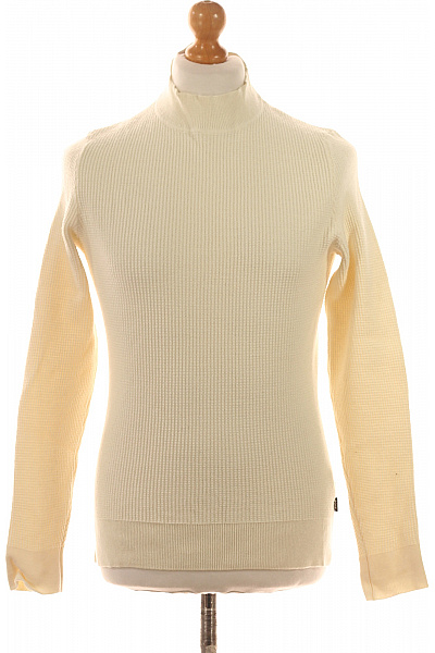 Hugo Boss Pánský Pulovr Vlněný Bílý Vel. M | Hugo Boss | obrázek 2