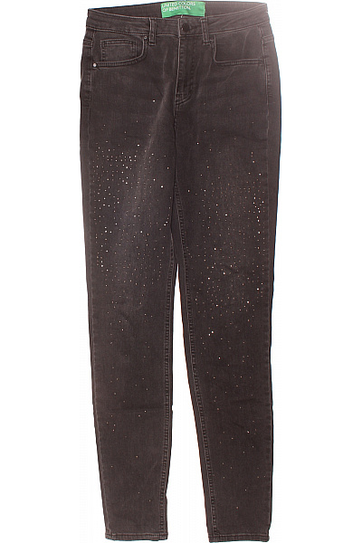 Boyfriend Dámské Džíny Černé Second Hand Vel. 28