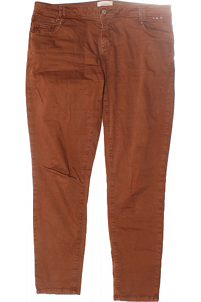 Dámské Kalhoty Rovné Hnědé Cartoon