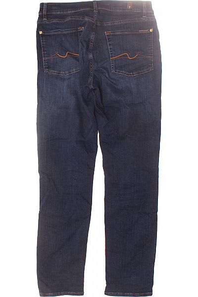 7 For All Mankind Pánské Rovné Džíny Modré Vel. 33 | 7 for all mankind | obrázek 2