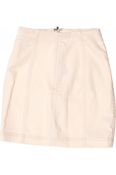 Džínová  Sukně Bílá People Tree Second Hand