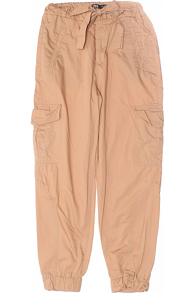 ZARA Dámské Kalhoty Kapsáče Hnědé Second hand Vel. XS | ZARA | obrázek 2