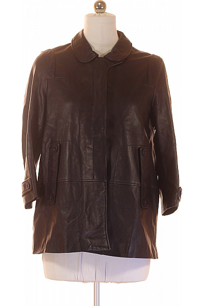 See By Chloe Dámský kožený krátký kabát elegantní moderní s 3/4 rukávy Velikost 42 | See By Chloe | obrázek 2