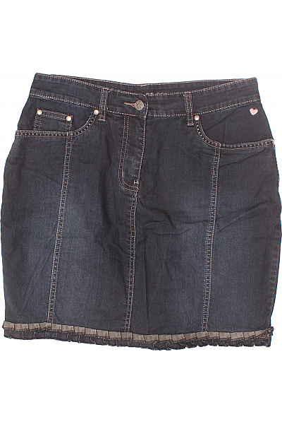 SAMSOE Džínová  Sukně Modrá Vel. 36