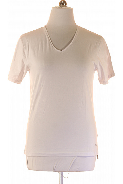 FILA Jednoduché Pánské Tričko Bílé Second Hand Vel. XXL