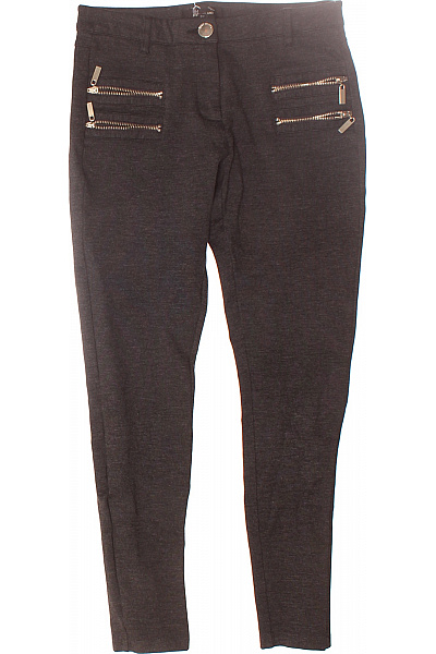 Dámské Kalhoty Rovné Šedé River Island Second hand Vel. 34