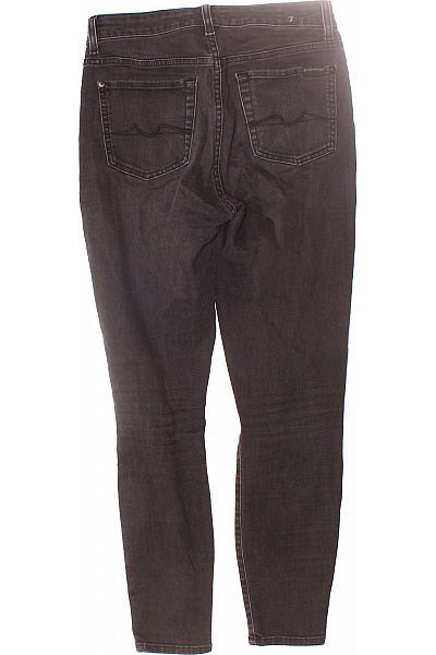 Pánské Džíny Černé Second hand Vel. 27 | Unimoda | obrázek 2