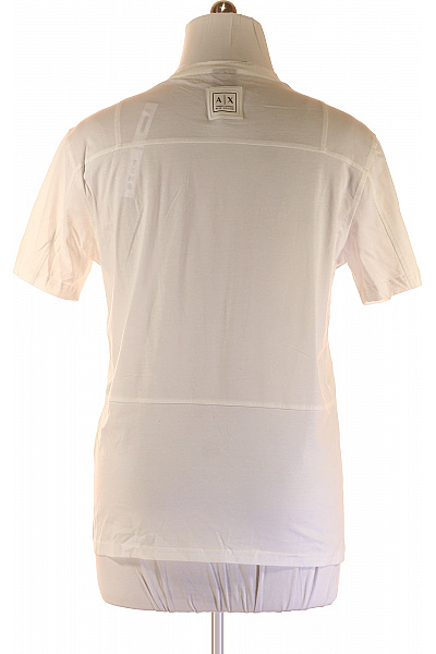 Pánské Tričko Bílé ARMANI Second hand Vel. M | ARMANI | obrázek 3