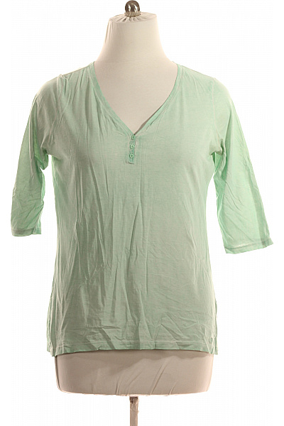 S.OLIVER Jednoduché Dámské Tričko Zelené Vel. 44 | s.OLIVER | obrázek 2