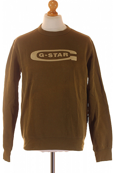 Pánská Mikina Bez Zapínání Zelená G-Star Vel. M | G-Star | obrázek 2