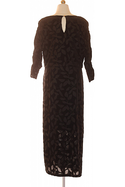 Kensie Dámské šaty dlouhé černé s květinovým vzorem sametové elegantní večerní Vel. 14 | Kensie | obrázek 2