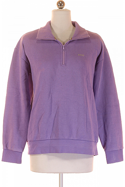 Dámská Mikina Bez Zapínání Fialová Hugo Boss Vel. S