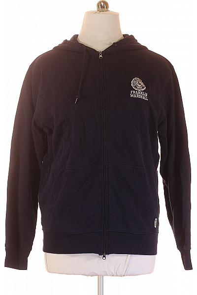 Franklin And Marshall Pánská Mikina Modrá Second hand Vel. XXL | Franklin and Marshall | obrázek 2