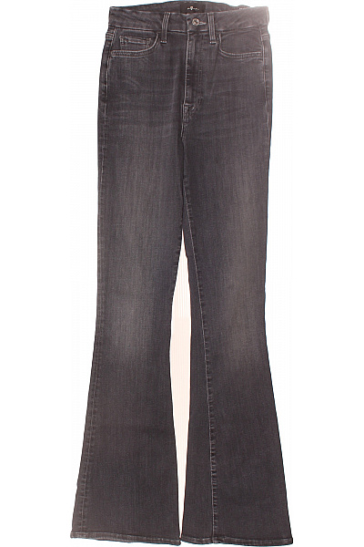 Bootcut Dámské Džíny Černé Vel. 28