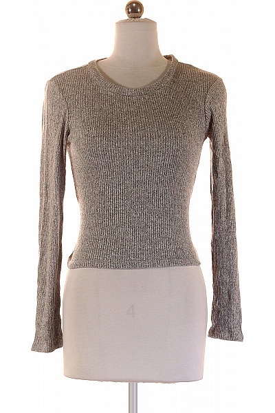 ZARA Jednoduché Dámské Tričko Šedé Vel. S | ZARA | obrázek 2