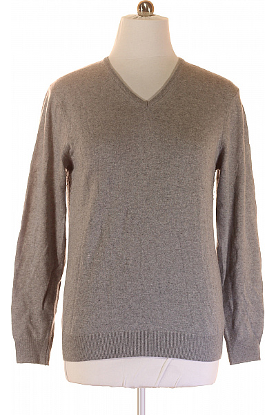 Pánský Pulovr Vlněný Šedý Vel. XL