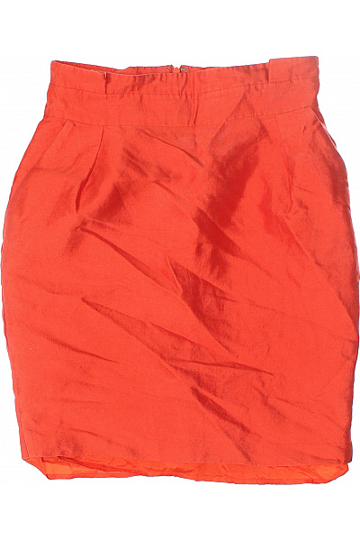Balonová  Sukně Hedvábná Oranžová Reiss Second hand