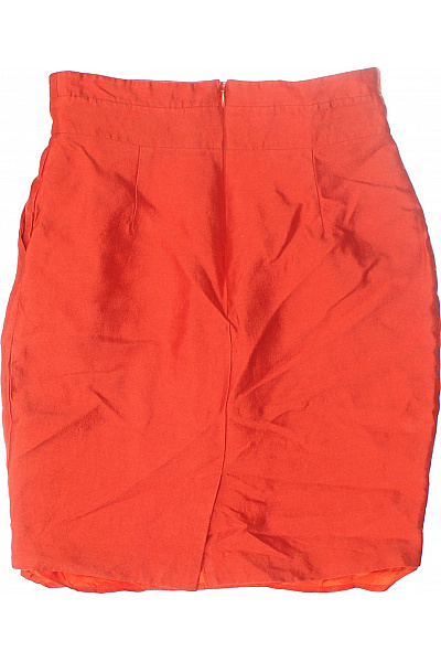 Balonová  Sukně Hedvábná Oranžová Reiss Second hand