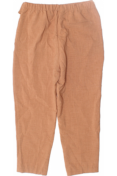 Dámské Kalhoty Rovné Hnědé ZARA Vel. L