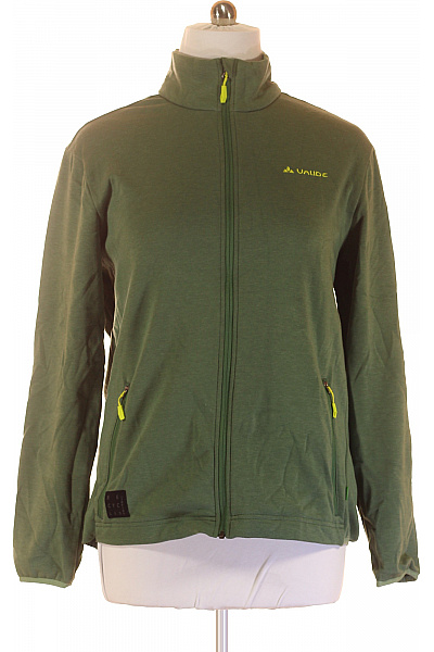 Pánská Mikina Na Zip Zelená VAUDE Vel. 56