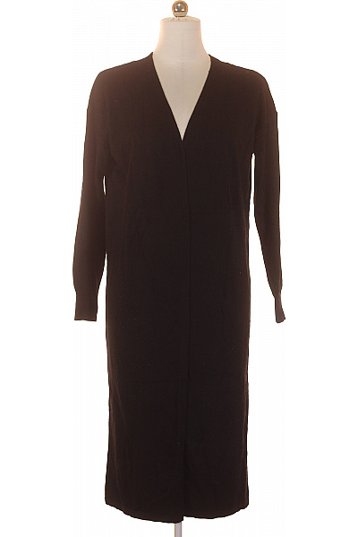 APANAGE Dlouhý viskózový černý kardigan elegantní volný Velikost xl | APANAGE | obrázek 2