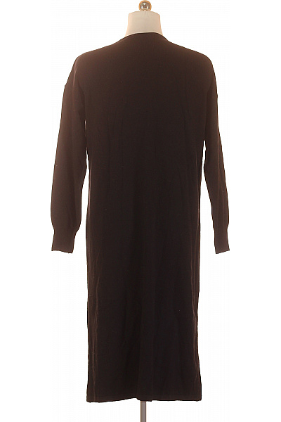 APANAGE Dlouhý viskózový černý kardigan elegantní volný Velikost xl | APANAGE | obrázek 3